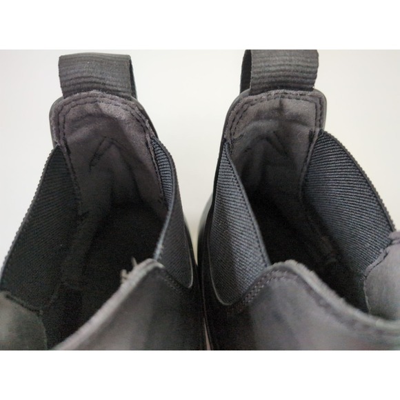 Nike Air Max Thea Mid Shoe Sneaker Ankle Boot Womens 7.5 Black Leather Slip On - Picture 7 of 10